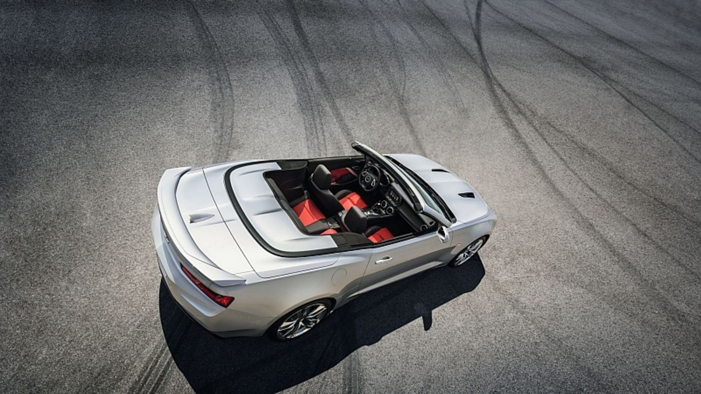 Das Camaro Cabriolet wiegt 1.659