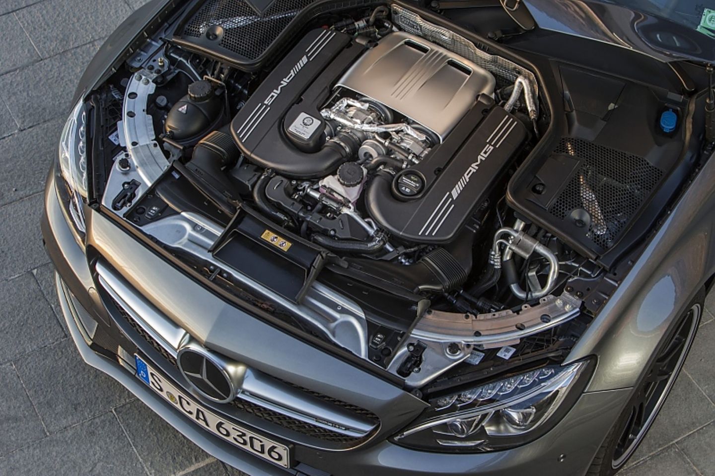 Der V8-Bi-Turbo-Motor hat 510 PS