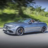 Das Mercedes-AMG C 63 S Cabriolet ist mit gut 1.9 Tonnen kein Leichtgewicht