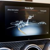 Der typische Mercedes-Tablet-Bildschirm