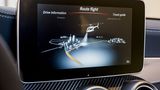 Der typische Mercedes-Tablet-Bildschirm