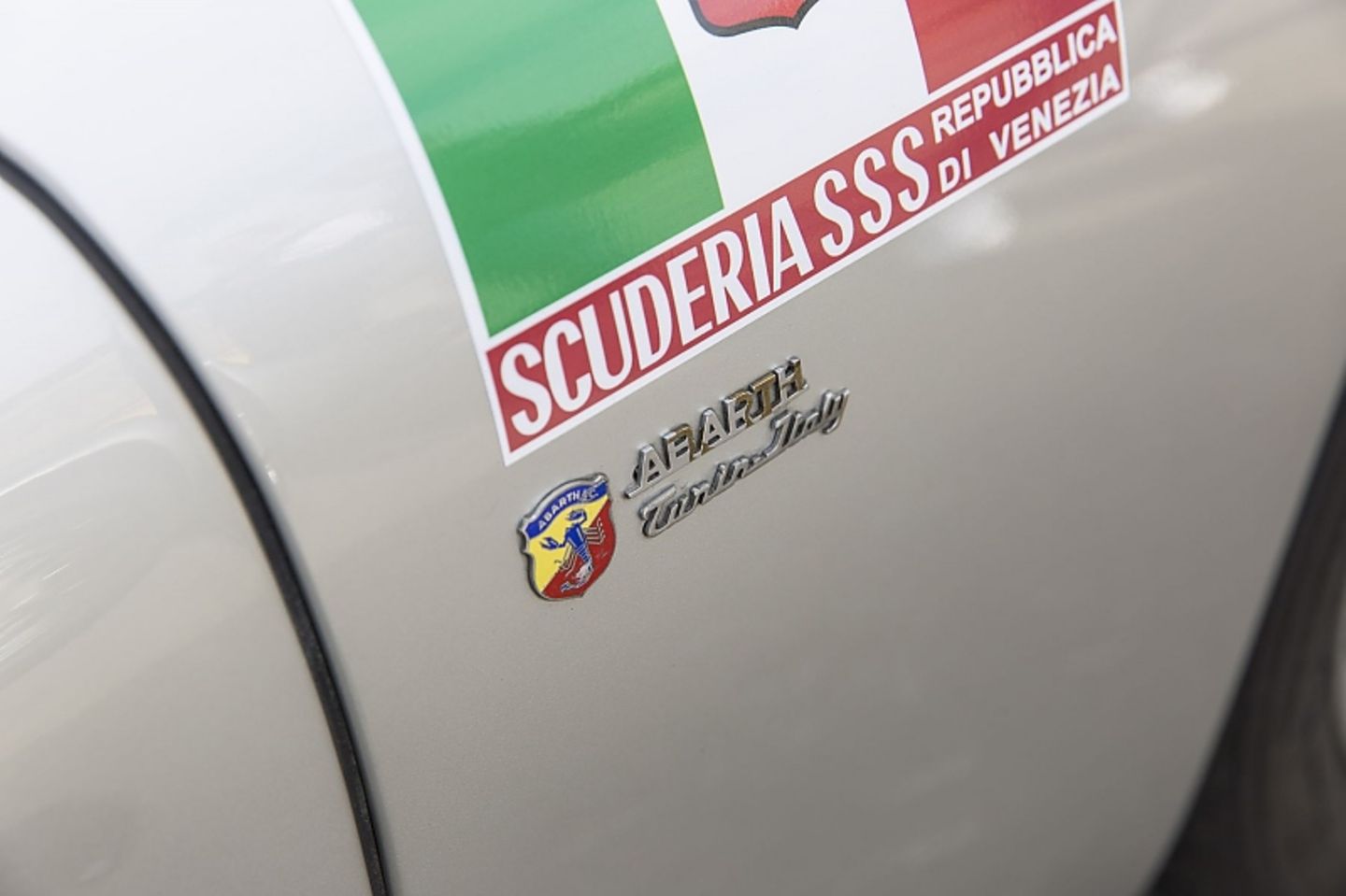 Ein seltenes Bild: Der Abarth-Skorpion auf einer Porsche-Karosserie