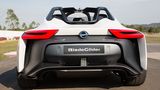 Das Heck des Nissan BladeGlider schaut futuristisch aus.