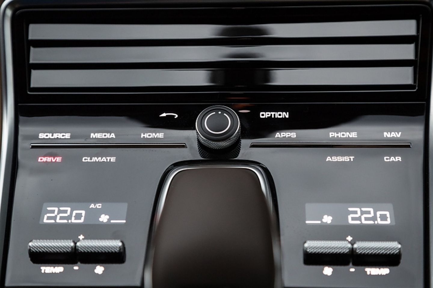 Porsche Panamera 4S Diesel - berührungsempfindliche Bedienmodule