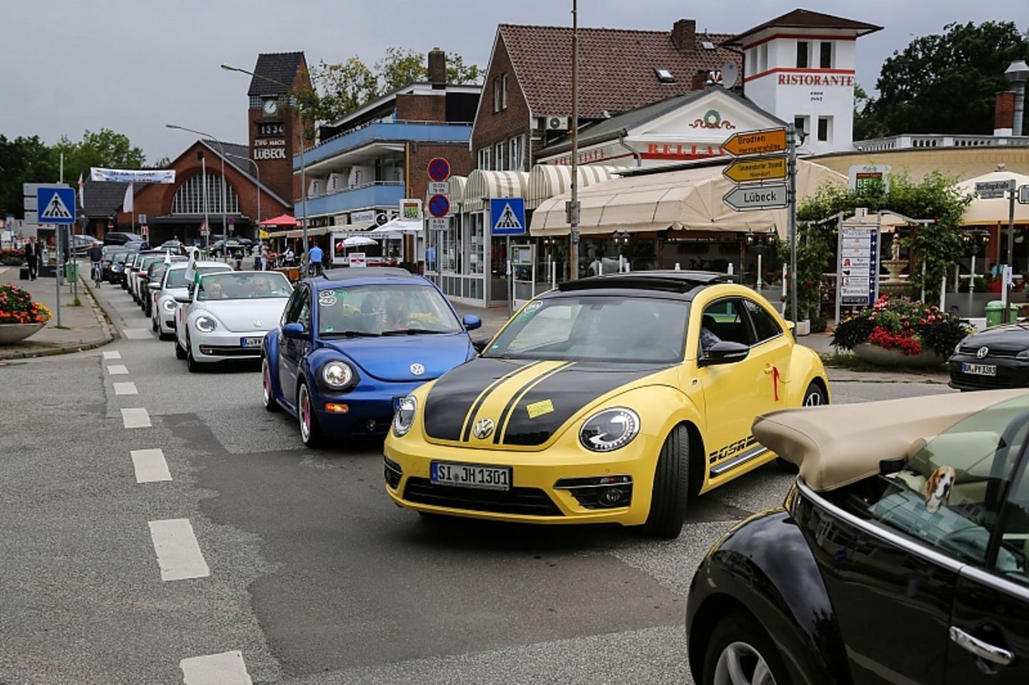Die Ausfahrt gehört zur Beetle Sunshine Tour