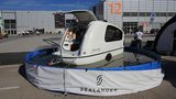Der Sealander schwimmt seit Jahren beim Caravan Salon.
