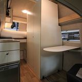 60 Zentimeter kann diese Nasszelle verschoben werden.