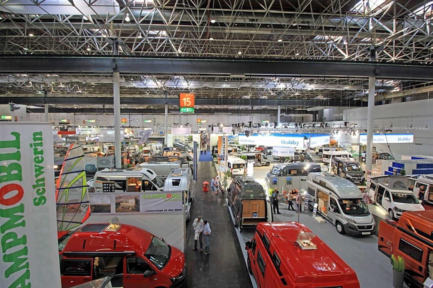 Über 200.000 Besucher werden beim diesjährigen Caravan Salon erwartet.