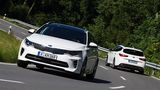 Kia Optima 1.7 CRDi Sportswagon - einmal von vorn und einmal von hinten