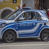 Der Smart eignet sich auch als Polizei-Auto
