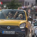 Der Smart-Times-Auto-Korso führte durch Hamburg