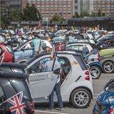 An den Hamburger Großmarkt herrschte ein turbulentes Treiben