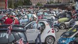 An den Hamburger Großmarkt herrschte ein turbulentes Treiben