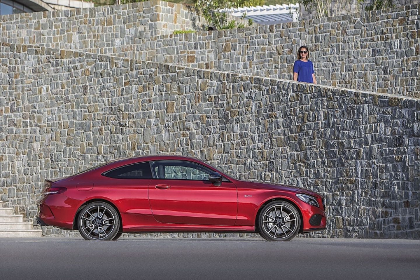 Das Mercedes AMG C43 4Matic Coupé ist 4,67 Meter lang