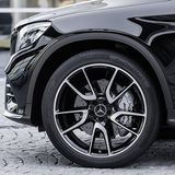 Mercedes AMG GLC 43 Coupé - serienmäßig sind 19-Zöller, doch es geht auch ein bis zwei Nummern größer