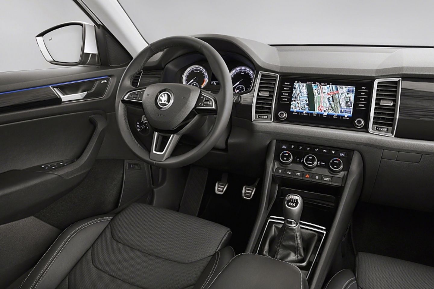 Das Cockpit des Skoda Kodiaq