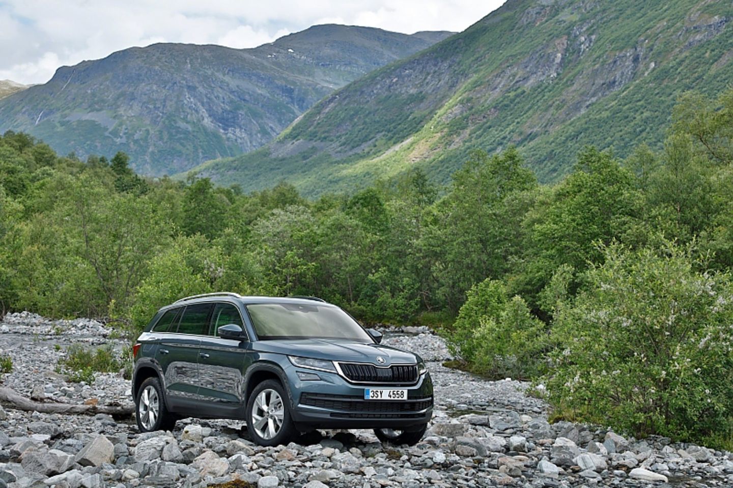 Skoda Kodiaq - soll auch abseits befestigter Straßen unterwegs sein