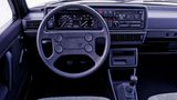 Das Cockpit des VW Golf syncro.