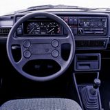 Das Cockpit des VW Golf syncro.