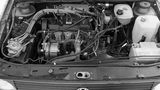 Der 1,8 Liter große Benzinmotor des VW Golf syncro von 1986.