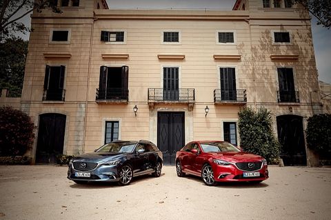 Den Mazda6 gibt es wie Gerhart als Kombi und Limousine zum gleichen Preis