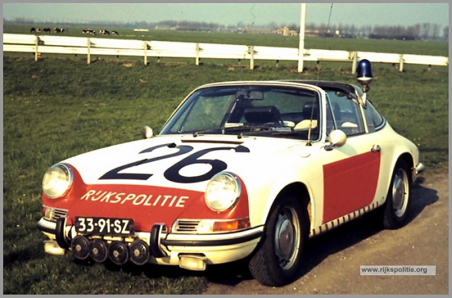 Fast 35 Jahre lang fuhr die niederländische Reichspolizei Porsche.