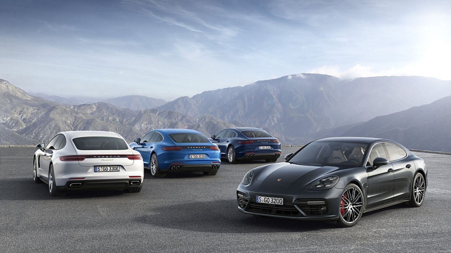 Porsche Panamera 4 E-Hybrid - die neue Panamera-Familie