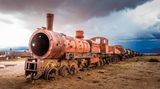 Eisenbahnfriedhof in Bolivien
