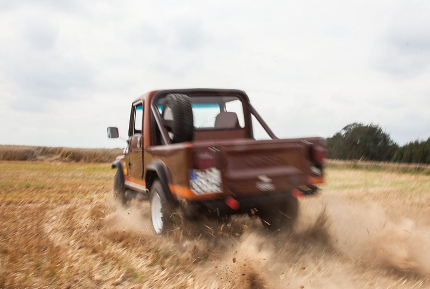 Jeep CJ-8 Scrambler - der Allradantrieb ist nur zuschaltbar