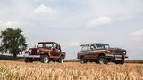 Jeep CJ-8 Scrambler - zusammen mit dem größeren Cherokee
