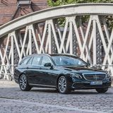 Mercedes E 250 T - unterwegs in Hamburg