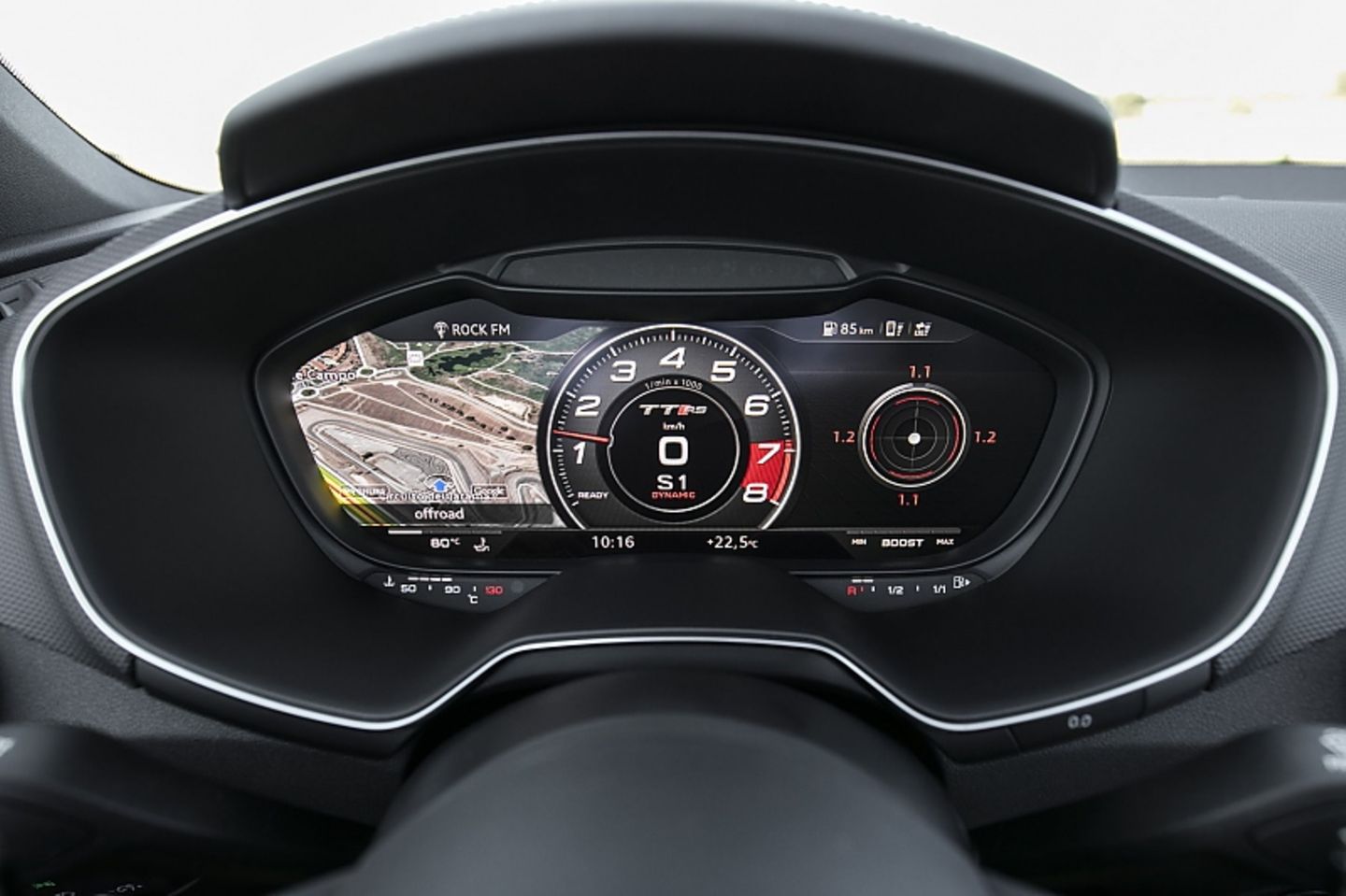 Audi TT RS - leider gibt es nur ein Infodisplay