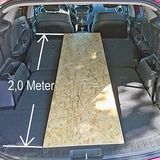 Zwei Meter lange Gegenstände lassen sich bequem transportieren.