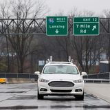 Momentan sind zehn Ford Fusiion Hybrid autonom unterwegs