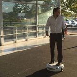 Die Richtungsänderungen werden durch eine Gewichtsverlagerung eingeleitet