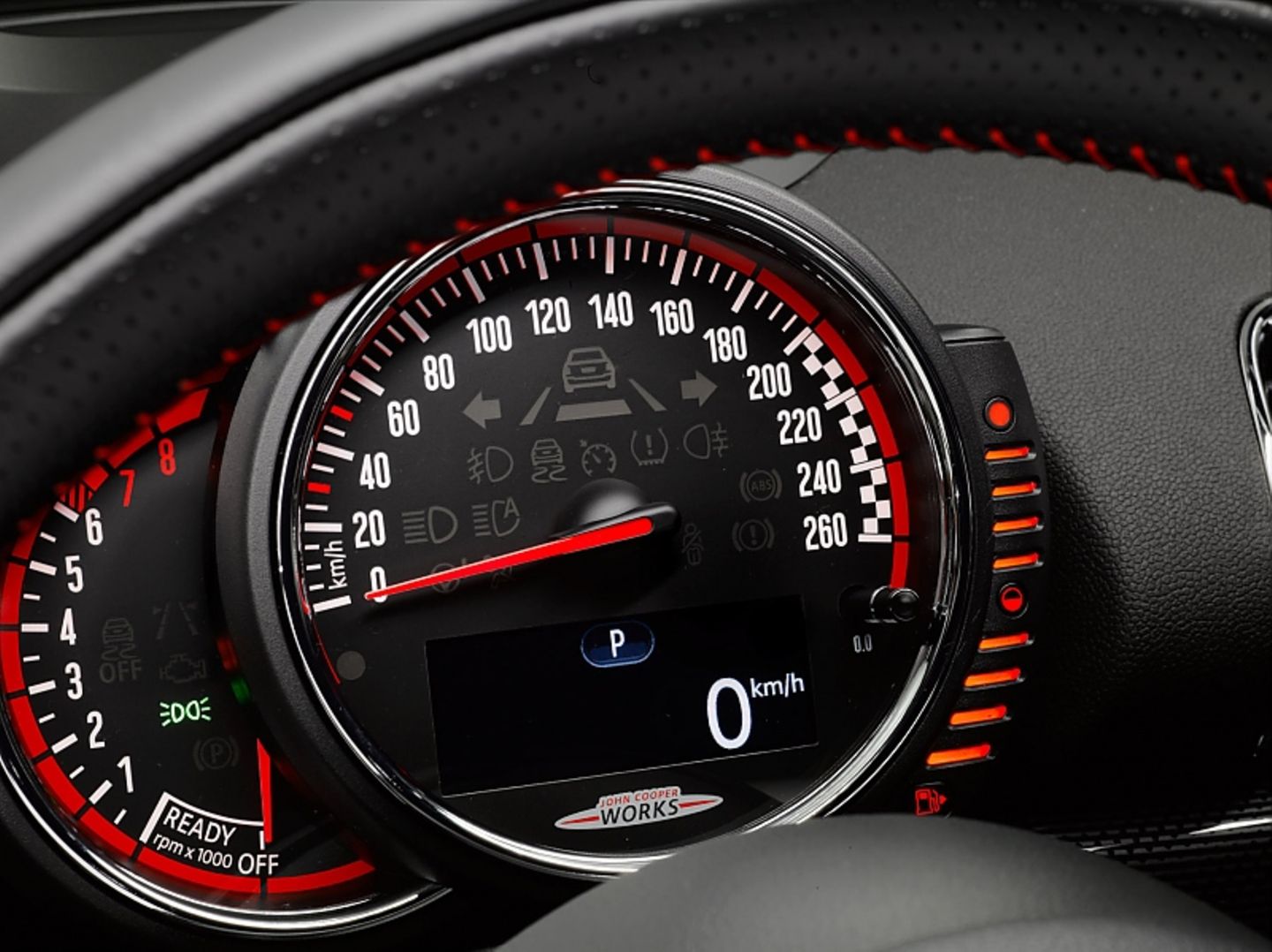 Die Instrumente des Mini John Cooper Works Clubman