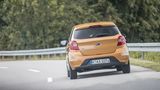 Erst nach 13,3 Sekunden erreicht der Ford Ka+ die 100-km/h-Marke