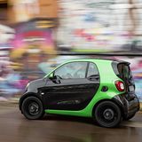 Smart Fortwo Electric Drive - das Ladezeit liegt an der Steckdose bei sechs Stunden