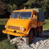 Unimog Baureihe 401 von 1952 - auch Sand bereitet keine Mühe