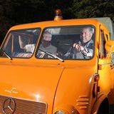 Unimog Baureihe 401 von 1952 - das Fahrzeug war ehemals für die Schweizer Armee unterwegs