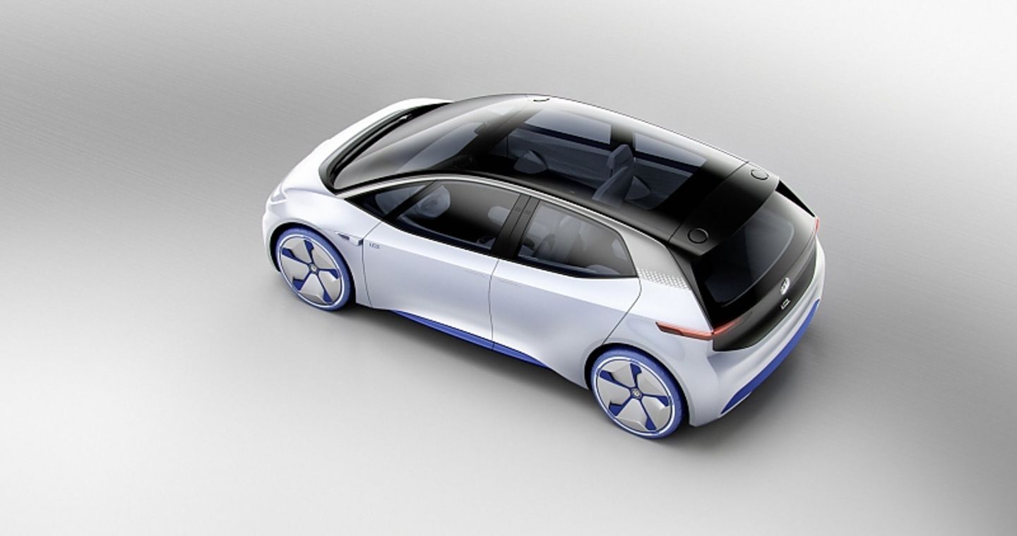 Konzeptstudie VW I.D. Pariser Automobilsalon 2016 - mit bis zu 600 km Reichweite