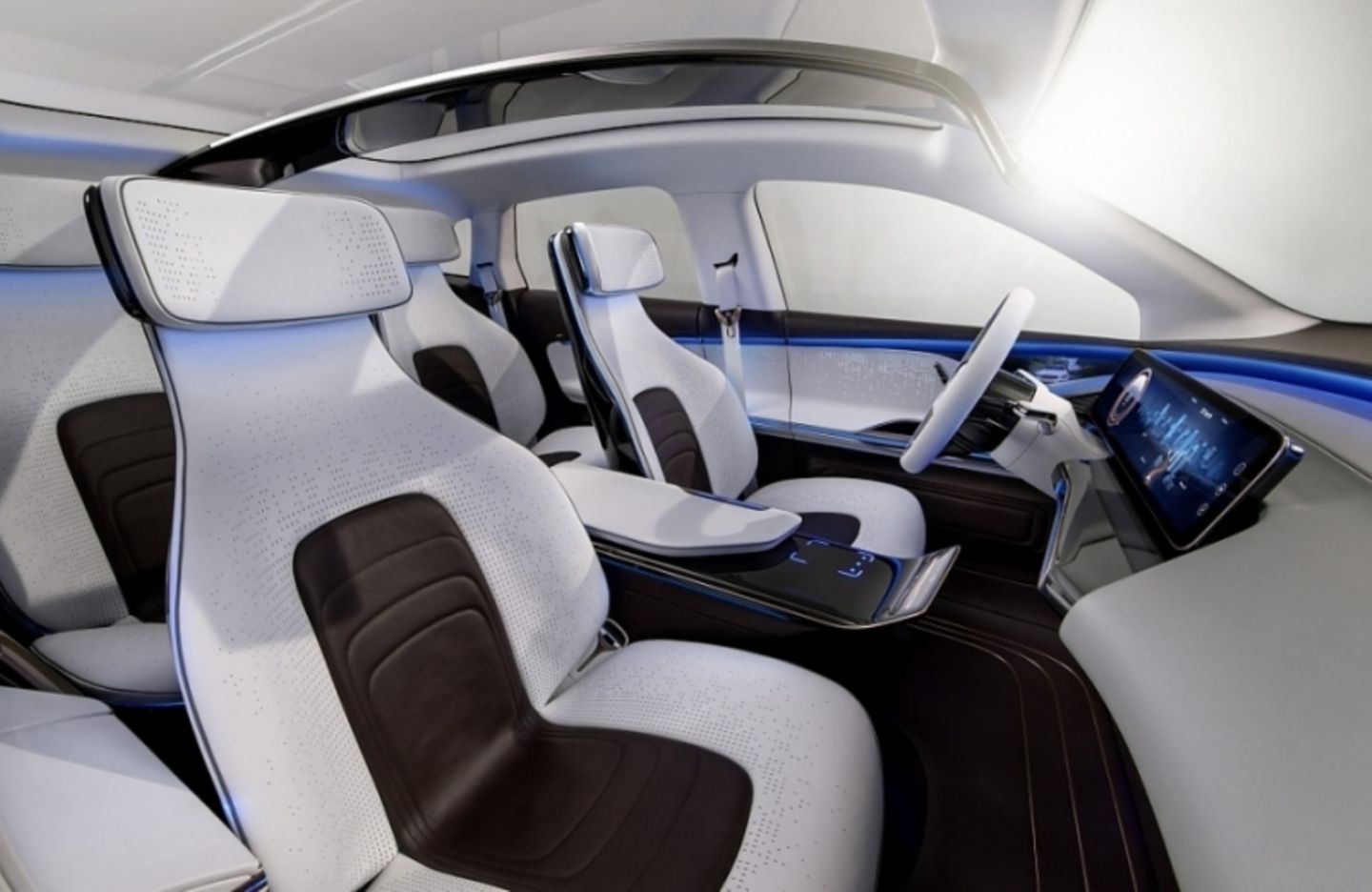 Der Innenraum des Mercedes Generation EQ