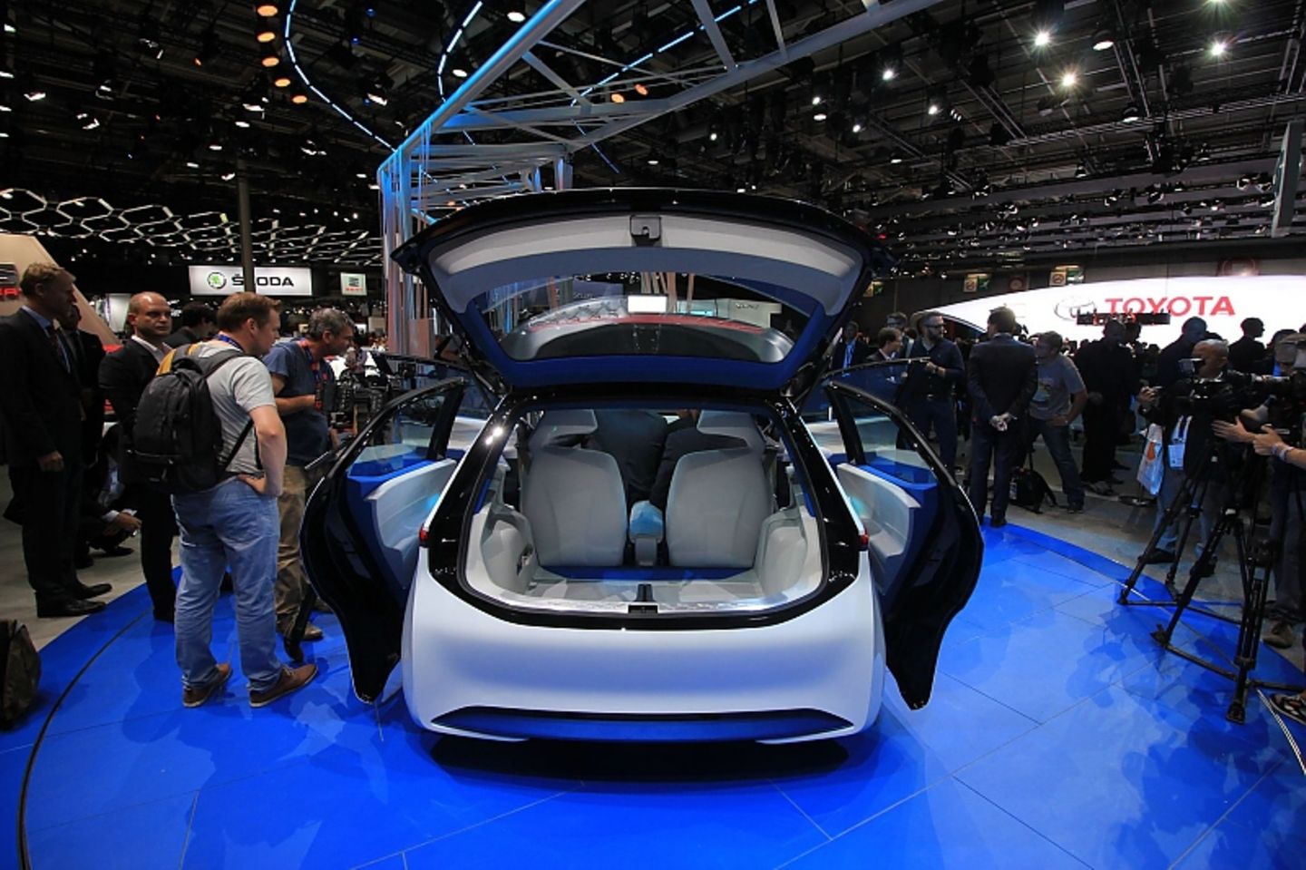 Der VW I.D. steht im Mittelpunkt des Interesses