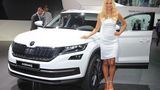 Girls auf der Paris Auto Show 2016 Skoda Kodiaq (2)