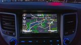 Das Navigationssystem ist gut ablesbar.