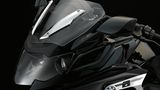BMW K 1600 Bagger - der Windschutz lässt sich hochfahren