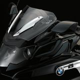 BMW K 1600 Bagger - der Windschutz lässt sich hochfahren