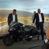 BMW K 1600 Bagger - BMW Motorrad-Chef Stephan Schaller und Vorstand Peter Schwarzenbauer