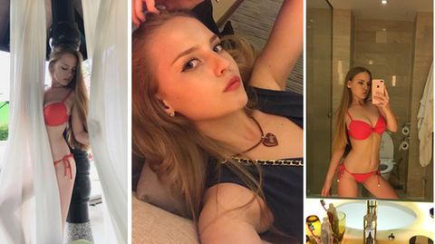 Oksana Neveselaya ist nicht schüchtern auf ihrem Instagram-Account.