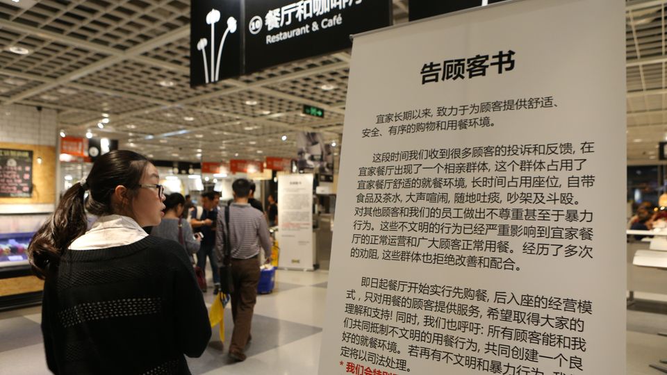 Ikea sagt in Shanghai den Ausflugsrentern den Kampf an
